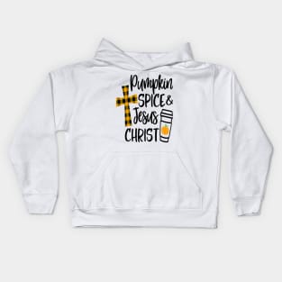 Pumpkin Spice Jesus Christ Kids Hoodie